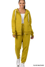 Load image into Gallery viewer, ZIPPER HOODIE SWEAT JACKET & SWEAT PANTS SET