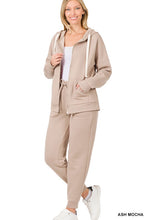 Load image into Gallery viewer, ZIPPER HOODIE SWEAT JACKET & SWEAT PANTS SET