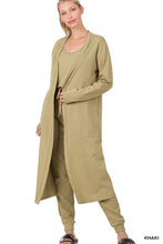 Load image into Gallery viewer, FRENCH TERRY JUMPSUIT & CARDIGAN SET