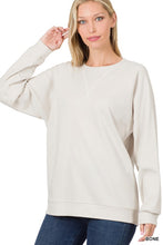 Load image into Gallery viewer, COTTON RAGLAN SLEEVE ROUND NECK PULLOVER