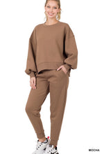 Load image into Gallery viewer, BALLOON SLEEVE SWEATSHIRT &amp; SWEATPANTS SET
