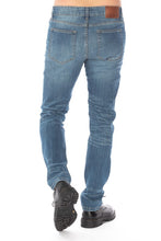 Load image into Gallery viewer, DISTRESSED SLIM TAPER DENIM JEANS
