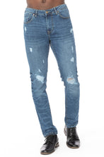 Load image into Gallery viewer, DISTRESSED RIP SLIM TAPER DENIM JEANS
