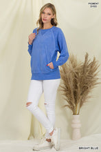 Load image into Gallery viewer, PIGMENT DYED FRENCH TERRY PULLOVER WITH POCKETS
