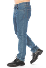 Load image into Gallery viewer, DENIM JEANS STRAIGHT SKINNY SLIM COTTON STRETCH
