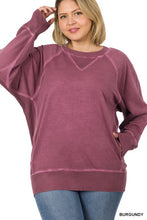 Load image into Gallery viewer, PLUS PIGMENT DYED FRENCH TERRY PULLOVER
